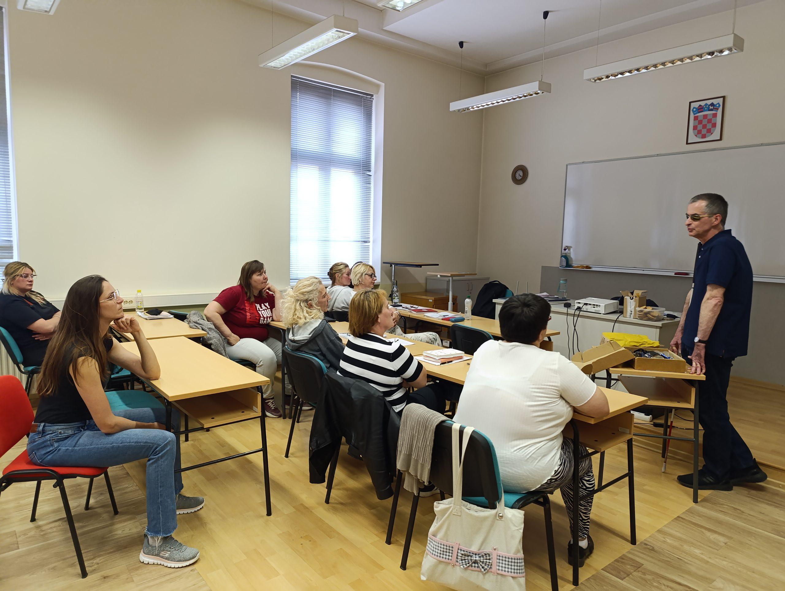 Radionica za njegovateljice: Udruga slijepih u POU Koprivnica